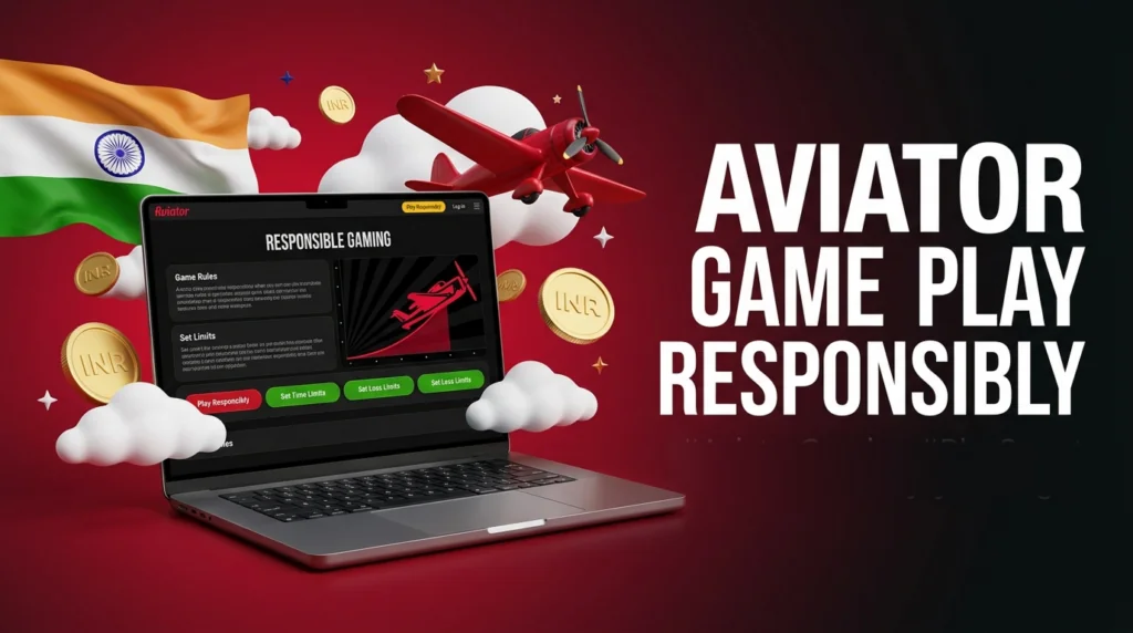 Responsible gambling at Aviator Game India with player protection tools and safe betting controls